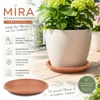 Podšálok pod kvetináč Mira terakota Ø 34cm - okrúhly Náhľad obrázku produktu 2