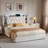 INONEFT Boxspringbetten Polsterbett 140x200 mit LED und  Produktbild-Vorschau 4