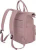 The back view of a pink rucksack. Voir les images du produit