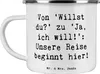 Mr. & Mrs. Panda Emaille Becher Spruch Verlobung Abenteuer Produktbild-Vorschau 1