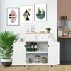 KOMFOTTEU kuchynský vozík s pracovnou doskou 80x45 cm, Náhľad obrázku produktu 7
