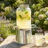 Distributeur de boissons en verre de 3,2 L avec robinet et Voir les images du produit 2
