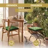 Lavea® Sitzkissen 40x40 cm - 8er Set,  mit Stoffbändern – Produktbild-Vorschau 3