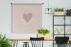 MuchoWow® Wandteppich Wandbehang Sommer - Herz - Pastell Produktbild-Vorschau 2