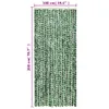 Fliegenvorhang Grün und Weiß 100x200 cm Chenille Produktbild-Vorschau 6