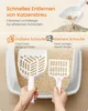 Feandrea Katzenklo mit hohen Seitenwänden, XL, offene Produktbild-Vorschau 13