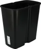 Prosperplast COMPACTA Q DUO, 45 l, noir recyclé avec Voir les images du produit 4