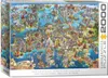Eurographics: Puzzle del mapa de Europa - 2000 piezas Vista previa de la imagen del producto 1