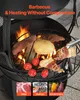 SucceBuy 22-Zoll-Gartenkamin aus Eisen mit Grillgitter und Produktbild-Vorschau 5