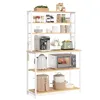 A multi-shelf kitchen organizer stocked with various kitchen appliances and containers, displayed against a white background. Náhled obrázku produktu