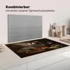 KitchenYeah© Herdabdeckplatte Violine - Rosen - Rosa - Produktbild-Vorschau 3