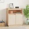 vidaXL Příborník 70x34x80 cm borovice masiv Náhled obrázku produktu 1