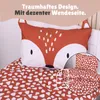 Baby Bettwäsche 100 x 135 cm süße Fuchs Bettwäsche mit Produktbild-Vorschau 6