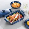 Plat à four en porcelaine, 1 pièce avec couvercle et Voir les images du produit 6