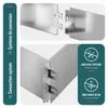 VOUNOT® 10er Set verzinkt Metall Rasenkante Beeteinfassung Produktbild-Vorschau 4
