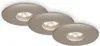 LED Einbauleuchten 3er Set IP44 1,8 W 3000K silber Produktbild-Vorschau 1