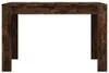 vidaXL Esstisch Räuchereiche 120x60x76 cm Holzwerkstoff Produktbild-Vorschau 4