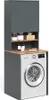 Waschmaschinenschrank Vicco Viktor Anthrazit/Goldkraft Produktbild-Vorschau 5
