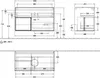 Villeroy & Boch FA11HFGN Waschbeckenunterschrank Finion FA1 Produktbild-Vorschau 2