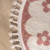 Volero - Waschbarer Kinderteppich Rund - Moos Flower Rosa - Produktbild-Vorschau 6