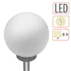 LED solárna svietiaca guľa - 25 cm / teplá biela - Solárne Náhľad obrázku produktu 3