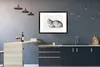 MuchoWow® MuchoWow® Gerahmtes Poster Liegende Katze - Produktbild-Vorschau 5