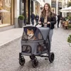 Składany wózek dla psów COSTWAY, wózek dla psów do 40 kg, Podgląd zdjęcia produktu 2