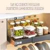 2 tiroirs télescopiques, panier coulissant, rangement pour Voir les images du produit 3