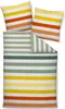 Janine Mako-Satin Bettwäsche J.D. 87115 gelb grün 155x220 Produktbild-Vorschau 2