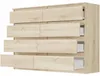 Komoda 140 cm 8 zásuvek skříňka FRAMIRE R-140-S8 sonoma Náhled obrázku produktu 6