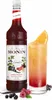A bottle of Monin Grenadine syrup and a glass of a layered drink with an orange slice garnish. Anteprima dell’immagine prodotto