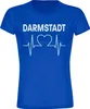 multifanshop Damen T-Shirt - Darmstadt - Herzschlag, blau, Produktbild-Vorschau 1