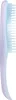 A side view of a lilac and blue hairbrush against a white background. Anteprima dell’immagine prodotto