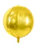 Kugel-Folienballon, 40cm, gold Produktbild-Vorschau 1