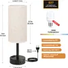 Dimmbare Tischlampe mit Touch-Steuerung + 3-in-1 Produktbild-Vorschau 6
