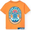 Boboli Knit Kurzarm-t-shirt Orange 9 Months Orange 9 Months Produktbild-Vorschau 2