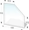 Glasbodenplatte 6mm dick 110cm x 110cm, glasklar Produktbild-Vorschau 4