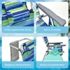 COSTWAY 2 Strandstühle und Tisch Set mit verstellbarer Produktbild-Vorschau 4