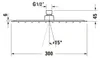 Duravit Kopfbrause 1jet 300 300x300mm, Anschl.-G. G 1/2, sw Produktbild-Vorschau 7