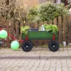Relaxdays 2 ruote per carrello a mano, pneumatici in gomma Anteprima dell’immagine prodotto 2