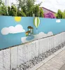 Zaunbanner Wolkenhaus Sichtschutz Garten Zaun Produktbild-Vorschau 2