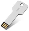 32 GB USB 2.0 Stick Flash Drive Aluminium silber Schlüssel Produktbild-Vorschau 1