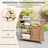 Venkovní kuchyňský ostrůvek s nerezovou deskou a dostatkem Náhled obrázku produktu 4