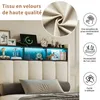 INONEFT Gestoffeerd bed 90x200 cm met USB-poort, Productafbeelding-voorbeeld 5