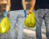 Worki na śmieci z tworzywa sztucznego 60 l, 20 sztuk, kolor Podgląd zdjęcia produktu 7