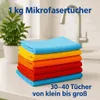 Mikrofasertücher Set 1 Kg Reinigungstuch utztuch Produktbild-Vorschau 8