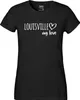 Huuraa Damen T-Shirt Louisville my love M Black Bio Produktbild-Vorschau 2