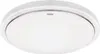 A white, round, flush-mount ceiling light with a frosted diffuser and a silver trim around the edge. The brand logo is visible in the center of the diffuser. Náhled obrázku produktu