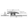 Prinz Profi-Design Übergangsprofil Nr. 322, 27 mm 90 cm Produktbild-Vorschau 2