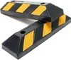Wiltec 2x fermaruote con catarifrangenti 550 x 150 x 100 Anteprima dell’immagine prodotto 1